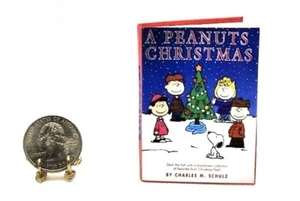 1:4 SCALE MINIATURE BOOK PEANUTS CHRISTMAS FOR MSD DOLLS - Picture 1 of 6