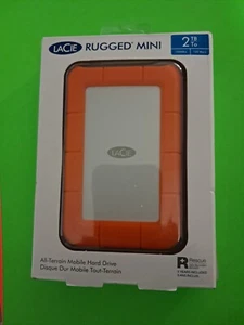 NUOVO - LaCie LAC9000298 Rugged Mini 2TB disco rigido esterno - arancione - spedizione gratuita - Foto 1 di 1