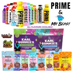 Bebida hidratante Prime de Logan Paul & Ksi importación de EE. UU. todos los sabores Mr. Beast Bars