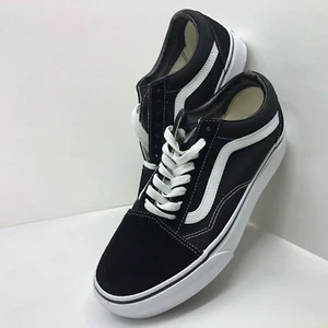 Sneaker da donna Vans Old Skool bianche e nere taglia USA 9,5 - 8 uomini - Foto 1 di 6