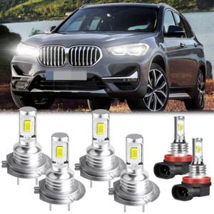 Kit de faros antiniebla LED para BMW X1 2012-2017 2018 6x H7 H7 H11 6000K - Imagen 1 de 12