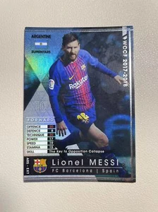 2017-18 Panini WCCF Lionel Messi Refractor Card EXTRA Barcelona Miami - Picture 1 of 2