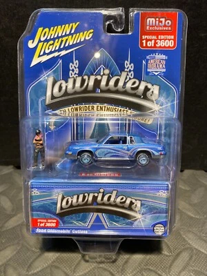 Figura Oldsmobile Cutlass 1984 exclusiva de Johnny Lightning Lowriders Mijo 1/64 Foto 1 de 2