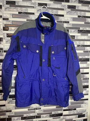 VTG MARKER Men's Large Ski Snow Sports Jacket Vented Pockets Snowboard Hooded - Image 1 of 4