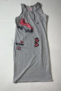 Preowned- Guess Glitter Graphics Tank Dress Girls (Size 12) - Picture 1 of 5
