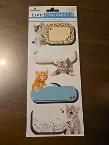 Paper House KITTENS 😸 Labels 🏷 Tags Scrapbooking Stickers - Picture 1 of 1