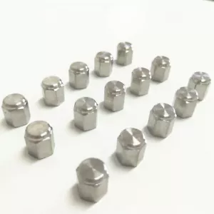 4pc Titanium Wheel Tire Tyre Valve Stem Air Cap Cover M6 Hexagonal Valve For Car - Picture 1 of 5