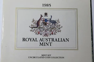 Australia 1985 Official 7 Coin Mint Set~Very Scarce~170,000 Minted~Free Shipping - Picture 1 of 6