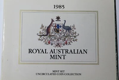 Australia 1985 Official 7 Coin Mint Set~Very Scarce~170,000 Minted~Free Shipping - Image 1 of 4