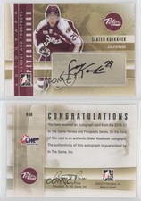 2011-12 ITG Heroes and Prospects Auto Slater Koekkoek #A-SK Auto