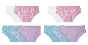 New Fruit of the Loom Girl's Seamless Classic Briefs 14 Pack Size 10-12 - Picture 1 of 3
