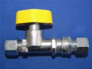 Schnellschlussventil Gashahn für Gasrohr 12 mm PN16 Absperrhahn DVGW-GT - Bild 1 von 7