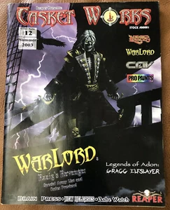 Reaper Casket Works 12 Stock 00001 Summer 2003 War Lord Legends Adon Elfslayer - Picture 1 of 6