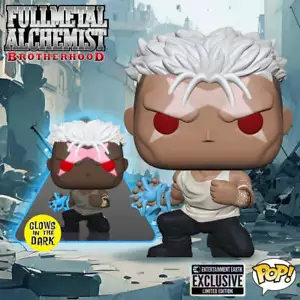 Fullmetal Alchemist: Brotherhood Scar Glow-in-the-Dark Funko Pop! #1486 - Imagen 1 de 5