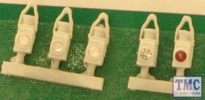 SPDA19-5 Springside OO Gauge BR Head & Tail Lamps White 5pk - Picture 1 of 1