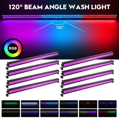 168W RGB Wall Washer Licht Bar LED DMX Bühnenlicht DJ Lichteffekt Weihnachten - Bild 1 von 4