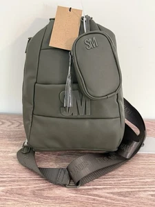 Steve Madden Juniper Bjayaa 2 Dark Green Backpack with Coin Purse - NWT DT62420 - Picture 1 of 17