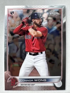 ⭐🦄 Tarjeta de novato 2022 Topps Chrome #39 Connor Wong RC - Boston Red Sox - Imagen 1 de 2