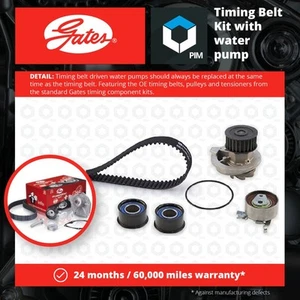 Timing Belt & Water Pump Kit fits CHEVROLET ZAFIRA F75 2.0 01 to 05 Set Gates - Picture 1 of 3