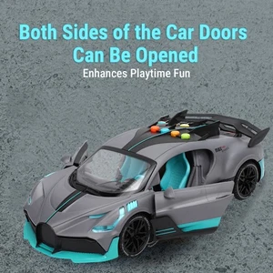 Friction Powered Racing Car Toy Inertia Driving Toy Vehicle With Light Music - Picture 1 of 23