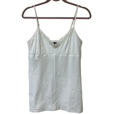 Женская большая белая кружевная кукла American Eagle безрукавка с бисером Y2K опрятная  - Изображение 1 из 4