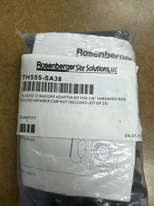 Rosenberger TH555-SA38, Plastic Standoff For 3/8” Threaded Rod - Picture 1 of 3