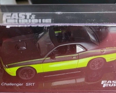  "DODGE CHALLENGER SRT " SCALA 1/43 FAST&FURIOUS Sigillata Con Fascicolo - Immagine 1 di 3
