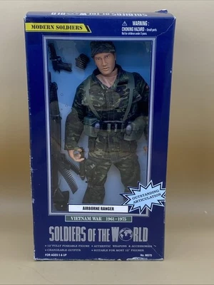 Солдаты мировой войны во Вьетнаме воздушно-десантный рейнджер 12» фигурка 2003 новый запечатанный - Изображение 1 из 4