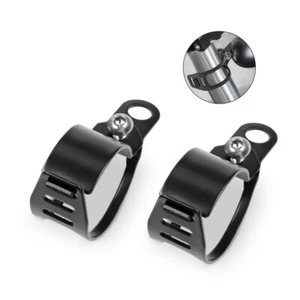 2X Motorcycle Fork Mount Bracket Clamp Holder 35-50mm Spot Fog Light Turn Signal - Picture 1 of 9