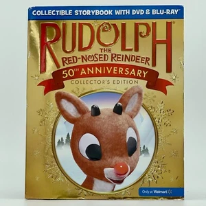 Rudolph the Red-Nosed Reindeer 50th Anniv. Ed w/ Storybook (Blu-ray/DVD, 1964) - Bild 1 von 5