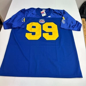 Nos VTG St. Louis Rams 2000 NFL Superbowl 34 Champions Jersey Made In USA Sz XL - Picture 1 of 10