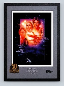 Star Wars A New Hope 1977 Topps Lucasfilm 50th Anniversary Card # 12 (2021) - Picture 1 of 2