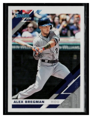 2019 Donruss #182b Alex Bregman VAR - Grey Uniform - Image 1 of 2