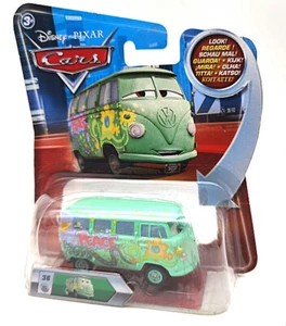 Disney Pixar FillMore Bus Ambulance 1:55 Die Cast Model Toy Car Metal Gift - Picture 1 of 7