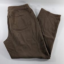 CJ Banks Straight Leg Brown Khaki Pants Womens Size 16W 