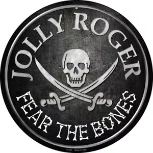 Fear The Bones Neuheit rundes rundes Blechschild 8" Haus Garage Wand - Bild 1 von 1