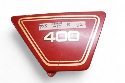 77 Yamaha XS400 XS 400 1977 cubierta lateral de plástico derecha YY5 *AH33 Foto 1 de 4