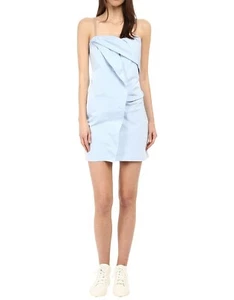 Marc by Marc Jacobs Cloud Blue Fold Drape Dress Sz 2 - Picture 1 of 2
