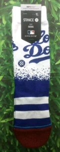 Stance Youth Los Angeles Dodgers MLB Kid's Casual Socks. Red White Blue SZ 3-5.5 - Picture 1 of 4