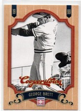 2012 Panini Cooperstown Baseball #24 George Brett KANSAS CITY ROYALS card 52