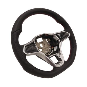 R-Line Multifunction Steering Wheel DSG Travel Assist VW Golf 8 VIII Gti Leather - Picture 1 of 7