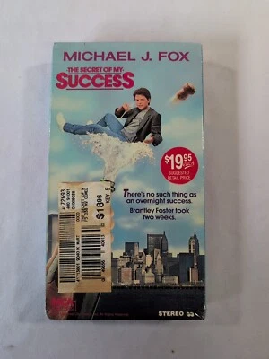 The Secret Of My Success New Sealed With Watermarks VHS Michael J. Fox - Image 1 of 4