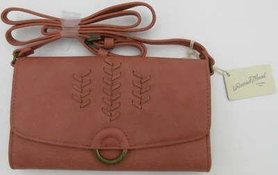 Crossbody Bag Purse Embroidery Snap Closure- Universal Thread - Rose Great Gift! - Image 1 of 4