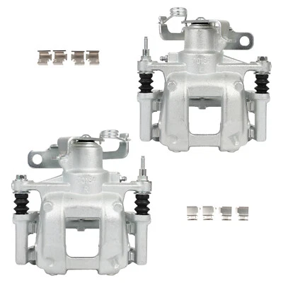 Rear Brake Calipers w/ Bracket Pair For 2015-2019 Ford Transit-150 250 350 Foto 1 de 4