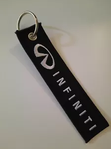 Portachiavi Infinity Tessuto Nero - Regalo Passione Auto Estetica - Foto 1 di 1
