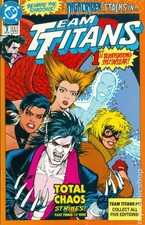 Team Titans 1C NIGHTRIDER Variant FN 1992 Stock Image