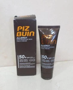 PIZ BUIN ALLERGY SUN SENSITIVE SKIN FACE CREAM SPF 50+ 50mL BOXED - Picture 1 of 2