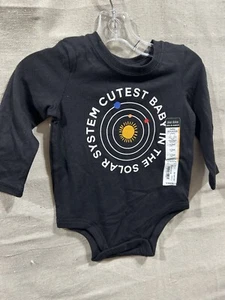 Okie Dokie LS Black Knit Shirt 12 M New - Picture 1 of 3