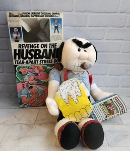 Revenge on the Husband Tear Apart Stress Doll Voodoo Doll - In Box Complete 1991 - Picture 1 of 10