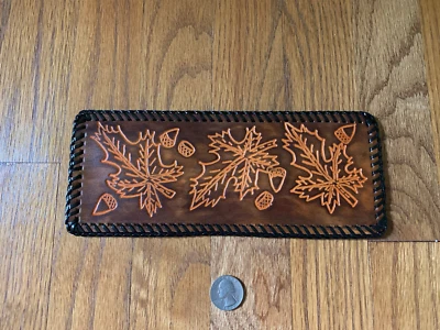 Cartera de cuero plegable hecha en prisión Foto 1 de 2